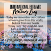 Digital Personalized Keepsake Graphic - 2024 International Bereaved Mother's Day